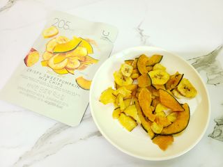 딜라이트 프로젝트 원물칩 2종 6ea(비트 믹스칩, 단호박 믹스칩) — 4.5점을 준 리뷰어가 2022년 4월 올린 사용 사진