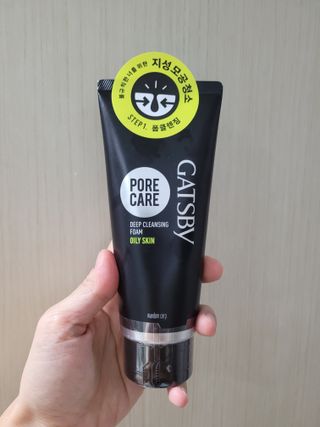 [갸스비] 지성 남성을 위한 포어케어 클렌징폼 — 5점을 준 리뷰어가 2021년 8월 올린 사용 사진