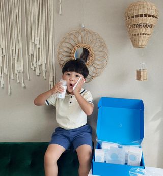 설랩수앤슈, 직접 만들어 쓰는 아기 물티슈 — 5점을 준 리뷰어가 2021년 8월 올린 사용 사진