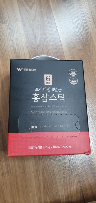 [푸름웰니스] 프리미엄 6년근 홍삼스틱 3mg x 100포 — 5점을 준 리뷰어가 2022년 4월 올린 사용 사진