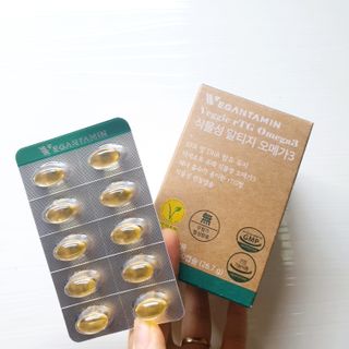 비건타민 식물성 알티지 오메가3 — 5점을 준 리뷰어가 2021년 3월 올린 사용 사진
