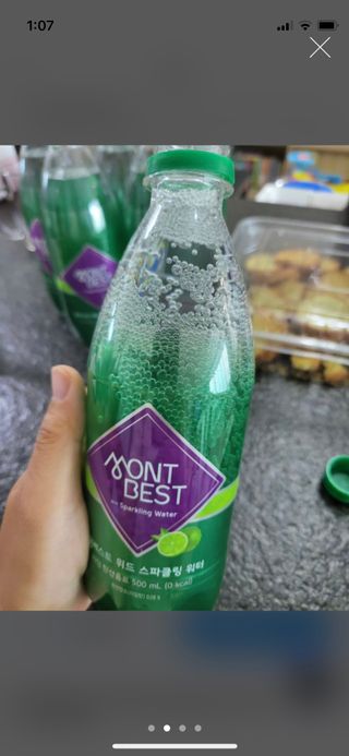 몽베스트 Montbest with Sparkling water Lime20병 — 4점을 준 리뷰어가 2022년 5월 올린 사용 사진