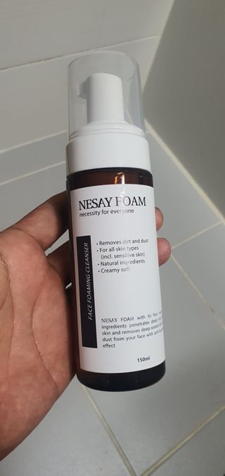NESAY 네세이 크림 폼클렌져 포맨 150mL 남자폼클렌져 — 4.5점을 준 리뷰어가 2021년 5월 올린 사용 사진