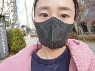 [케이퓨리] 케이퓨리 항균 구리마스크 15매 (대형/중형/키즈) — 5점을 준 리뷰어가 2022년 12월 올린 사용 사진