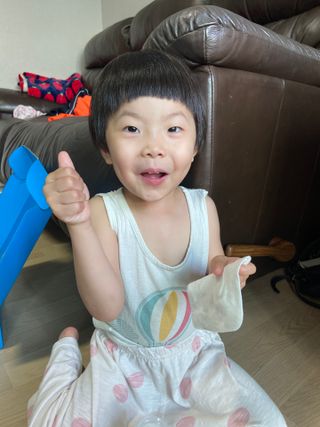 설랩수앤슈, 직접 만들어 쓰는 아기 물티슈 — 5점을 준 리뷰어가 2021년 7월 올린 사용 사진