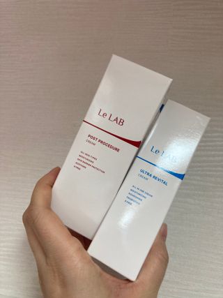 르랩 포스트 프로시져 피부과 재생크림, 울트라 리바이탈 Y존 보습크림 50ml SET — 5점을 준 리뷰어가 2022년 12월 올린 사용 사진