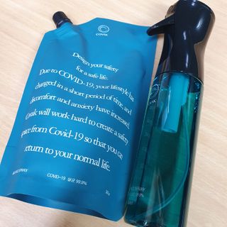 코박 스프레이 살균수  500ml 세트 — 5점을 준 리뷰어가 2022년 4월 올린 사용 사진