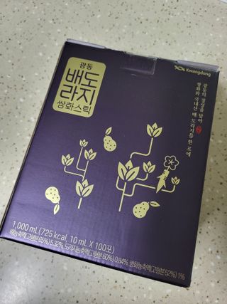 광동생활건강 나우 [광동] 배도라지 쌍화스틱 10mL x 100포 — 5점을 준 리뷰어가 2023년 2월 올린 사용 사진