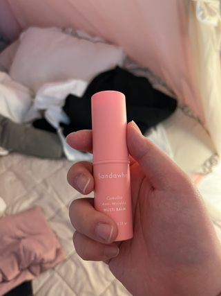 스킨큐어 산다화 카멜리아 안티 링클 멀티밤 — 5점을 준 리뷰어가 2023년 12월 올린 사용 사진
