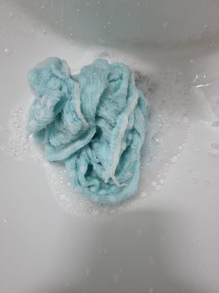 벨먼 내추럴스파 수분광채 스크럽 바디워시 600ml 5종 — 4점을 준 리뷰어가 2022년 5월 올린 사용 사진