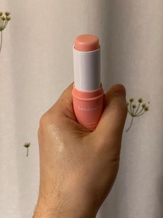 스킨큐어 산다화 카멜리아 안티 링클 멀티밤 — 5점을 준 리뷰어가 2023년 1월 올린 사용 사진