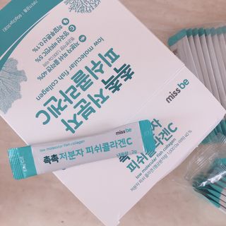 미스비 촉촉 저분자 피쉬콜라겐C — 4점을 준 리뷰어가 2021년 7월 올린 사용 사진