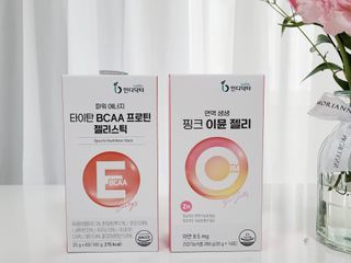 인디닥터 면역 생생 핑크 이뮨 젤리 + 타이탄 BCAA 프로틴 젤리스틱 — 5점을 준 리뷰어가 2022년 5월 올린 사용 사진