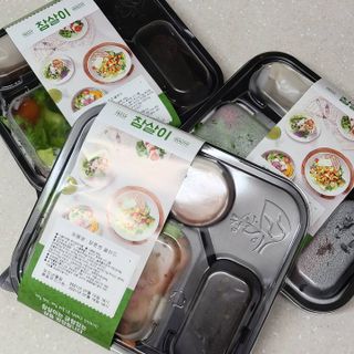 참살이도시락 작심삼일 샐러드도시락 3개 맛보기 새벽배송 또는 택배배송 — 3점을 준 리뷰어가 2021년 7월 올린 사용 사진