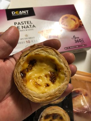 디앙뜨 포르투갈 에그타르트 오리지널 맛+패션후르츠 맛 중 택1 — 5점을 준 리뷰어가 2021년 7월 올린 사용 사진