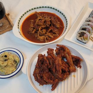 [닭집아들] 직화마라국물닭발 & 직화통뼈닭발 — 5점을 준 리뷰어가 2024년 3월 올린 사용 사진