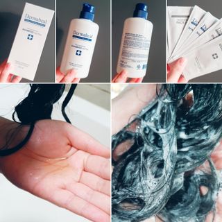 더마힐 헤어 컨디셔닝 샴푸 500ml 3종 중 택1 — 5점을 준 리뷰어가 2021년 3월 올린 사용 사진