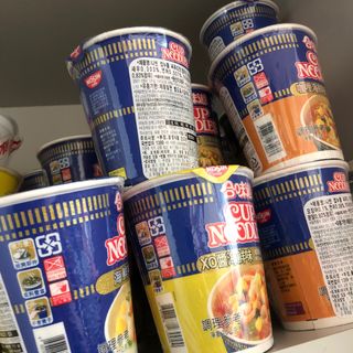 NISSIN 닛신 컵누들  4종 - 씨푸드오리지날, 씨푸드 스파이시, 씨푸드 커리, 씨푸드 XO소스 — 5점을 준 리뷰어가 2022년 3월 올린 사용 사진