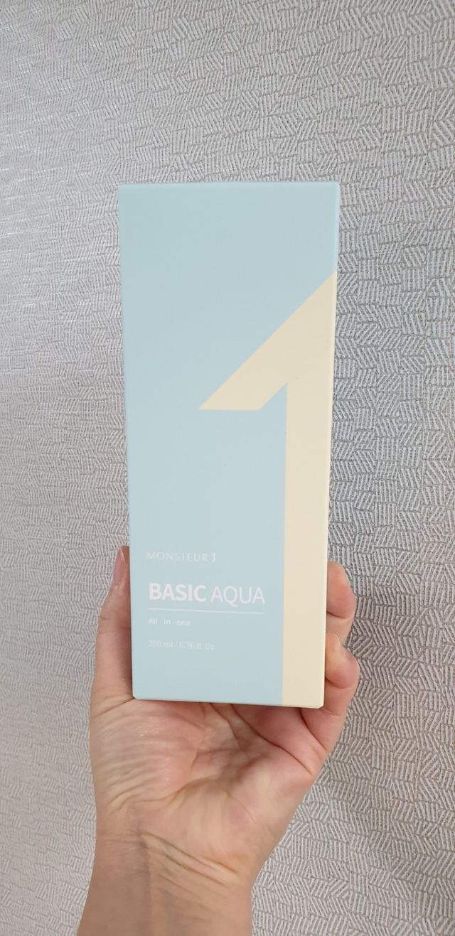 [정우성 올인원] 무슈제이 베이직 아쿠아 올인원 / 남자 화장품 브랜드 리뷰 사진