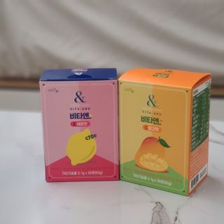 비타앤C 레몬맛, 망고맛 — 5점을 준 리뷰어가 2021년 6월 올린 사용 사진