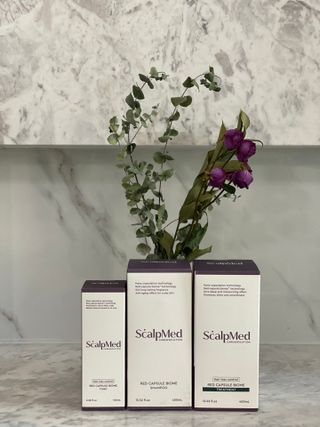 스칼프메드 레드캡슐바이옴 두피케어 프로바이오틱스 유산균 두피관리 세트 — 5점을 준 리뷰어가 2021년 4월 올린 사용 사진
