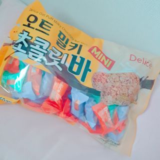 델리스 오트 밀키 초콜릿 바 — 5점을 준 리뷰어가 2022년 4월 올린 사용 사진
