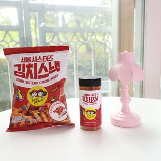 [서울시스터즈] 김치시즈닝 국내 최초 뿌려먹는 김치파우더 100g 1개+ 신제품 김치스낵 90g 2개 — 4점을 준 리뷰어가 2021년 8월 올린 사용 사진