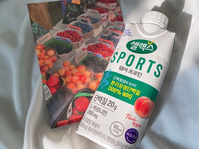 셀렉스 스포츠 웨이 프로틴 복숭아_ 330ml x 12팩 리뷰 사진