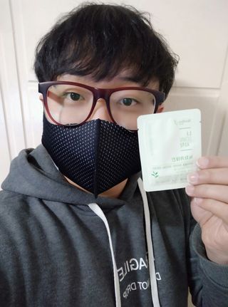 12월 15일 출시, 건강기능식품 브랜드 본리브 나 다운 시작 제품 3종 — 5점을 준 리뷰어가 2021년 2월 올린 사용 사진