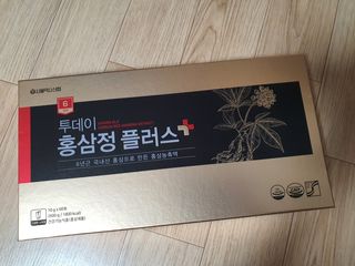 서울약사신협_투데이홍삼정플러스스틱_10g x 60포 — 5점을 준 리뷰어가 2021년 7월 올린 사용 사진