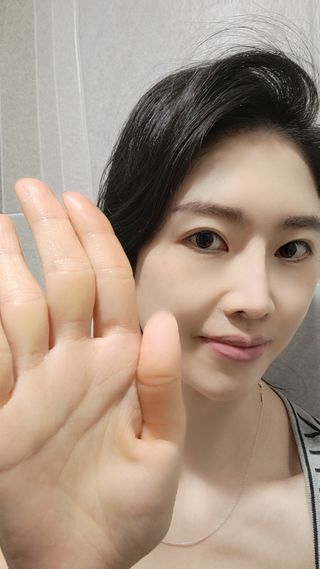 리더스코스메틱 리더스 밀크 밸런싱  마스크  솝 — 5점을 준 리뷰어가 2021년 12월 올린 사용 사진