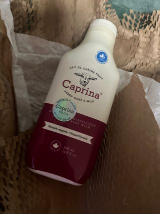 카프리나 프레쉬 산양밀크 어메이징 바디워시 500ml (오리지널향) — 5점을 준 리뷰어가 2023년 5월 올린 사용 사진