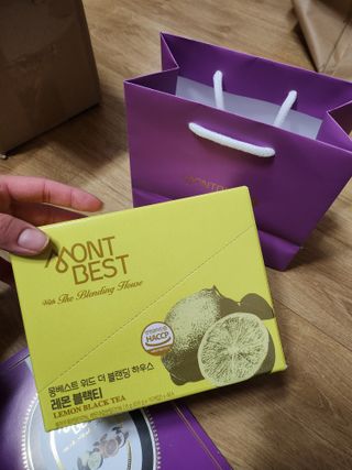 몽베스트 위드더 블랜딩 하우스 _레몬 블랙티 — 5점을 준 리뷰어가 2023년 1월 올린 사용 사진