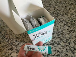 프리마인 유산균 국가지정연구소 선정, 살아있는 생유산균 200억 마리의 힘. 유산균n굿바이옴플러스 — 5점을 준 리뷰어가 2021년 9월 올린 사용 사진