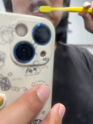 [지오클린] 안나지오 구취케어  기능성 치약 칫솔 세트 (칫솔 5 개+치약 100g 1 개 ) — 3점을 준 리뷰어가 2022년 7월 올린 사용 사진