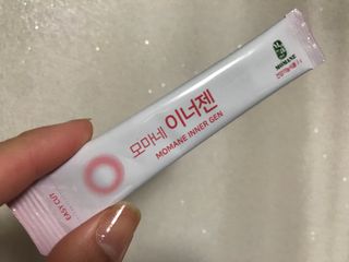 [모마네] 이너뷰티 히알루론산 비오틴 코큐텐 저분자피쉬콜라겐 - 3 g 30포 ★석류맛 — 5점을 준 리뷰어가 2021년 12월 올린 사용 사진