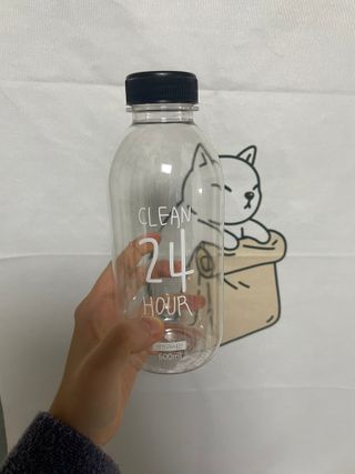 클린24시간 1BOX(5포) + 전용보틀(500ml) — 2.5점을 준 리뷰어가 2023년 3월 올린 사용 사진