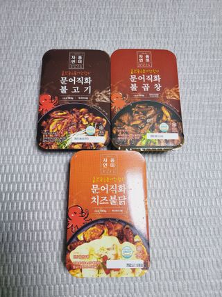 자연풍미 문어직화볶음 3종 (불고기, 불곱창, 치즈불닭) — 5점을 준 리뷰어가 2022년 6월 올린 사용 사진