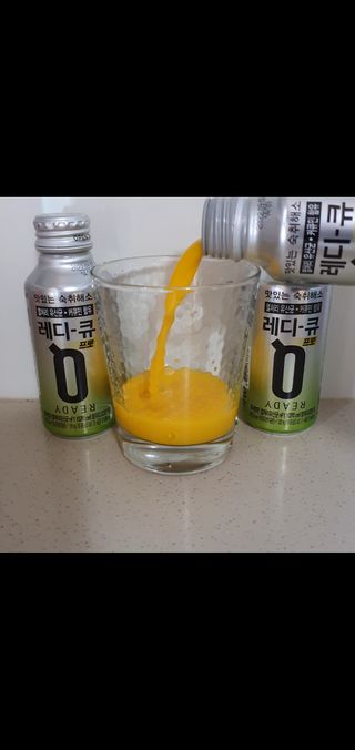 맛있는 숙취해소제 레디큐 드링크 프로 120ml X 10병 — 5점을 준 리뷰어가 2021년 1월 올린 사용 사진