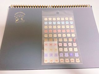 리훈 곰부 체크리스트+ 곰부 리무버블스티커 1장 — 5점을 준 리뷰어가 2021년 5월 올린 사용 사진