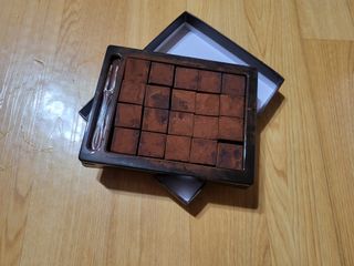 연말/새해선물 동물성 지방 NO 맛있는 비건 생초콜릿 카카올라다크 생초콜릿 — 4점을 준 리뷰어가 2021년 10월 올린 사용 사진