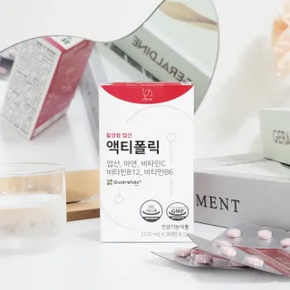 [리노브] 4세대 활성엽산 액티폴릭 270mg x 30정 — 5점을 준 리뷰어가 2022년 7월 올린 사용 사진