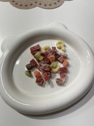 씽크라이크펫 큐브생식 1kg — 5점을 준 리뷰어가 2022년 11월 올린 사용 사진