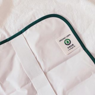 의식주의 비건 인증 오가닉 순면 베개 커버 레이어 커플 세트 — 5점을 준 리뷰어가 2023년 3월 올린 사용 사진