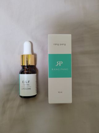 랑팡 EGF+FGF 10ppm 리포좀 앰플 원액 10ml — 4점을 준 리뷰어가 2021년 11월 올린 사용 사진