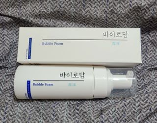 [바이로담] 저자극 약산성버블 폼 폼클렌징 150ml — 5점을 준 리뷰어가 2021년 3월 올린 사용 사진