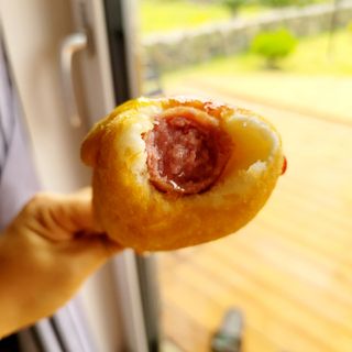 오마뎅 한우핫도그 — 5점을 준 리뷰어가 2021년 5월 올린 사용 사진