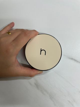 하멜 비건 아쿠아 글로우 제로핏 쿠션 — 5점을 준 리뷰어가 2022년 8월 올린 사용 사진