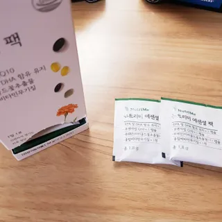 뉴트리미 에센셜팩 1개월분, 30포 — 5점을 준 리뷰어가 2023년 4월 올린 사용 사진