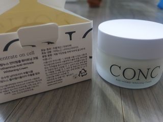 CONC 콩크 미로탐누스 안티링클 화이트닝 크림 — 4점을 준 리뷰어가 2021년 2월 올린 사용 사진